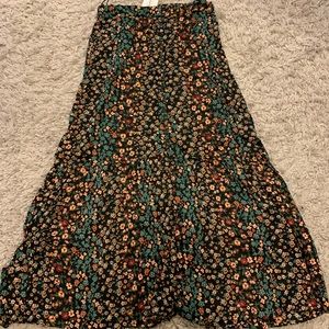 Floral Midi Skirt